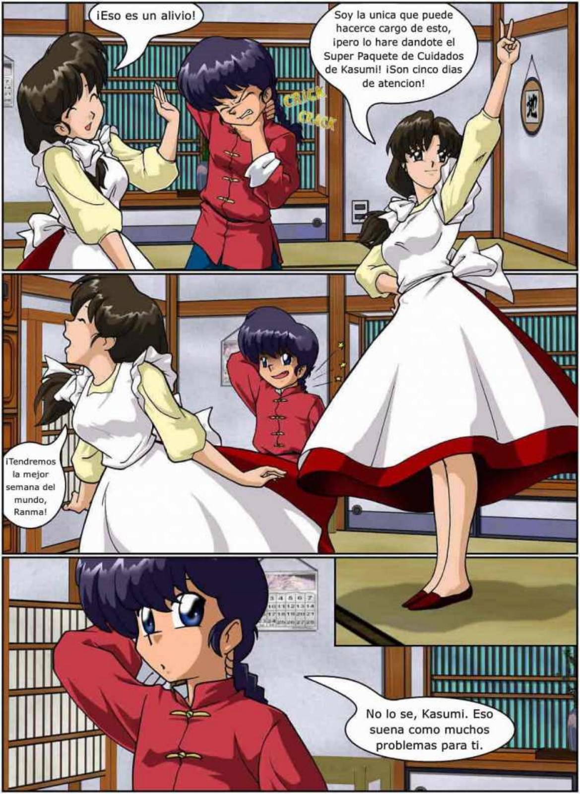 Ranma - Manteniendolo Limpio Comic porno