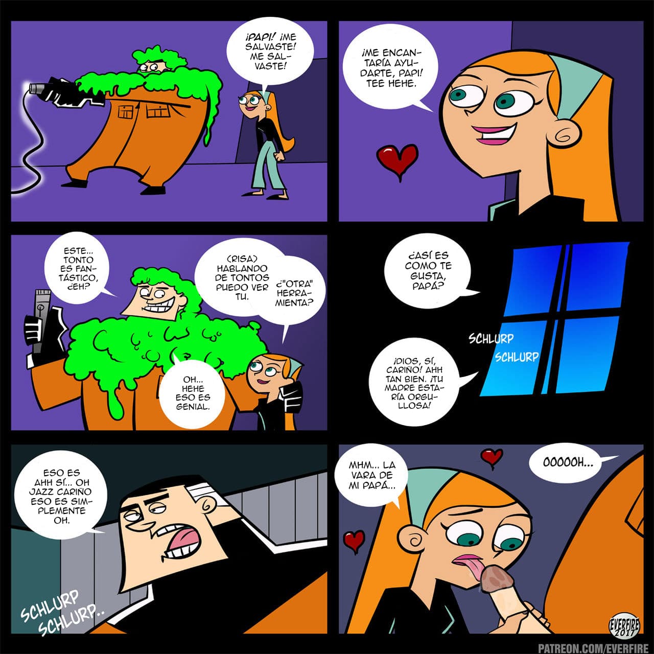 Mom´s Secret Affair with a Ghost! Comic porno