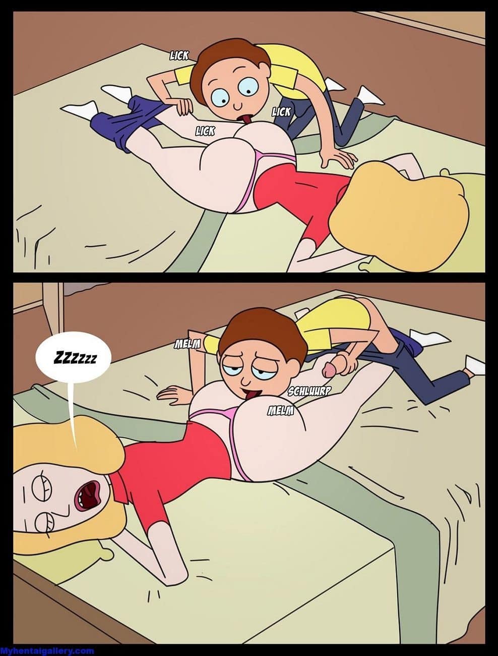 Morty x Beth - Rick and Morty Comic porno