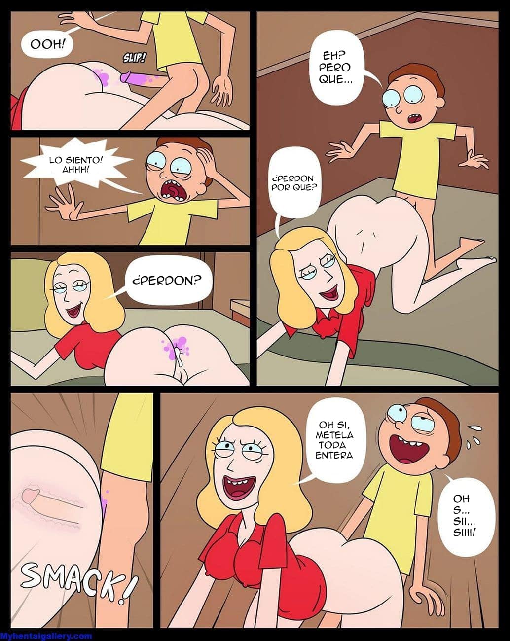 Morty x Beth - Rick and Morty Comic porno