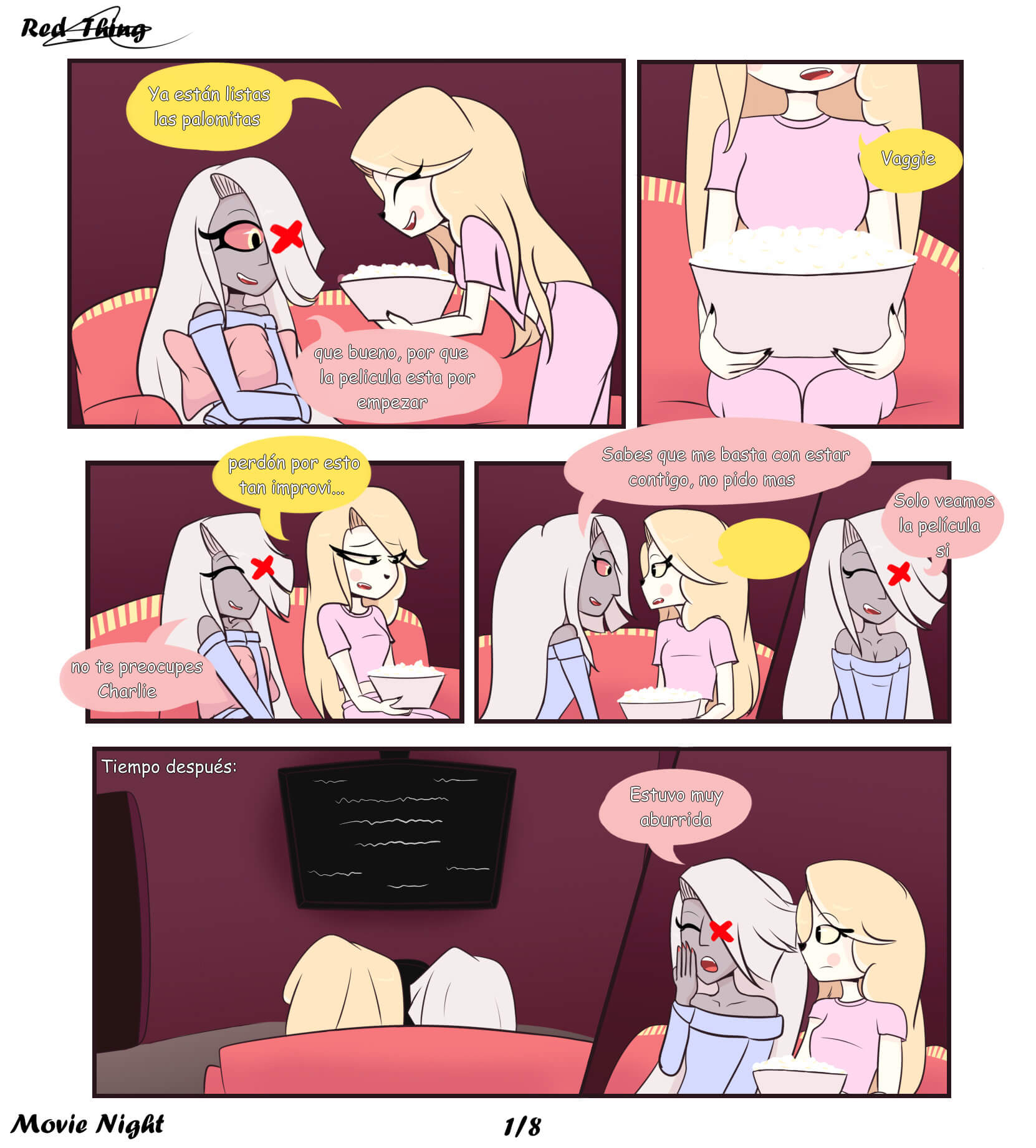 Movie Night Comic porno
