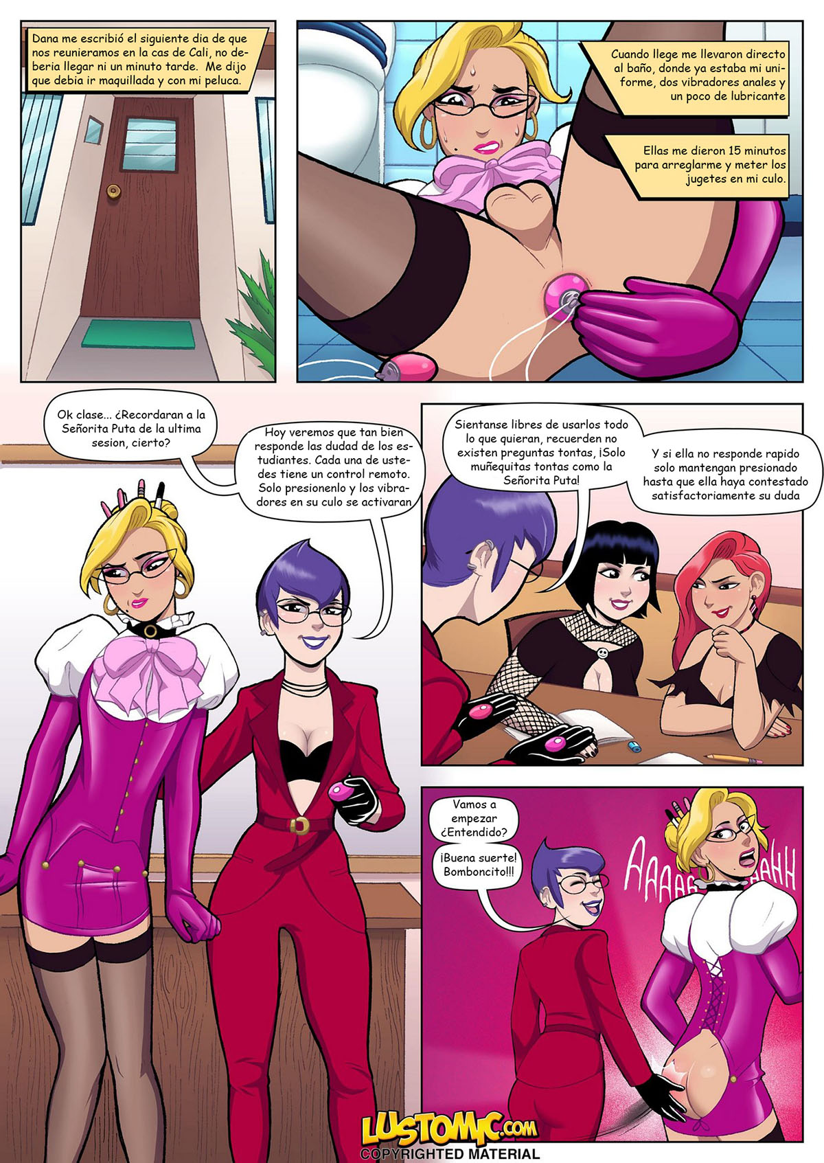 Our Sissy Professor Comic porno