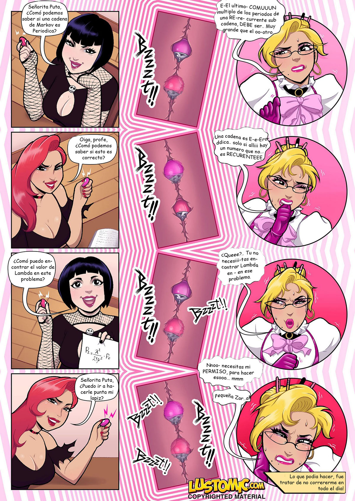 Our Sissy Professor Comic porno