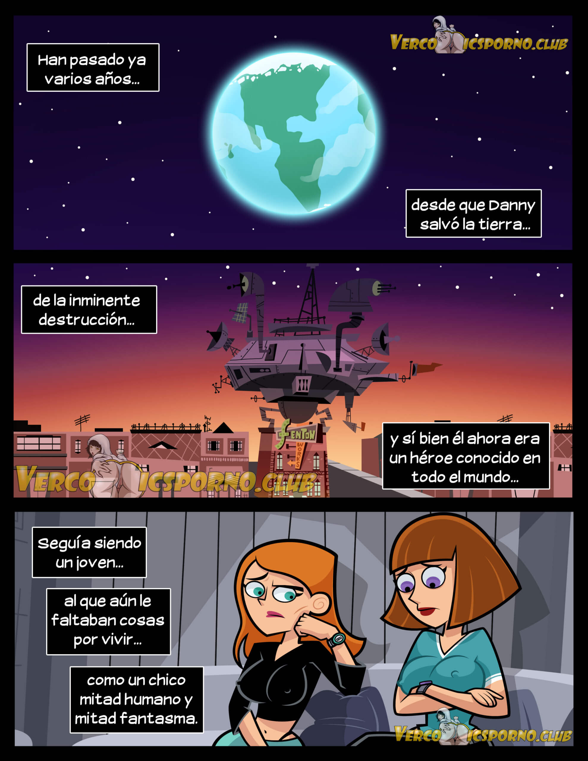 Pubertad Fantasma - Danny Phantom Comic porno