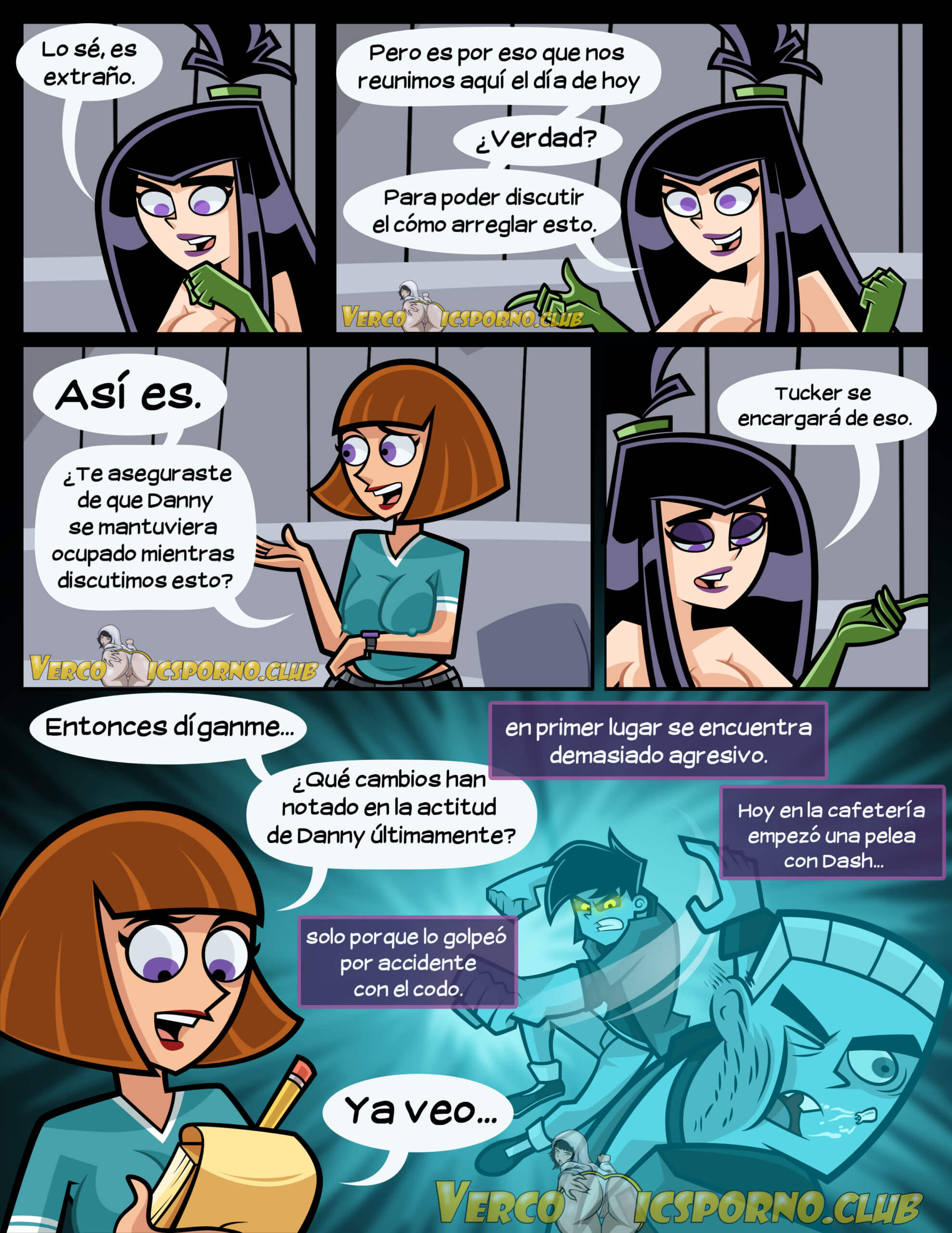 Pubertad Fantasma - Danny Phantom Comic porno