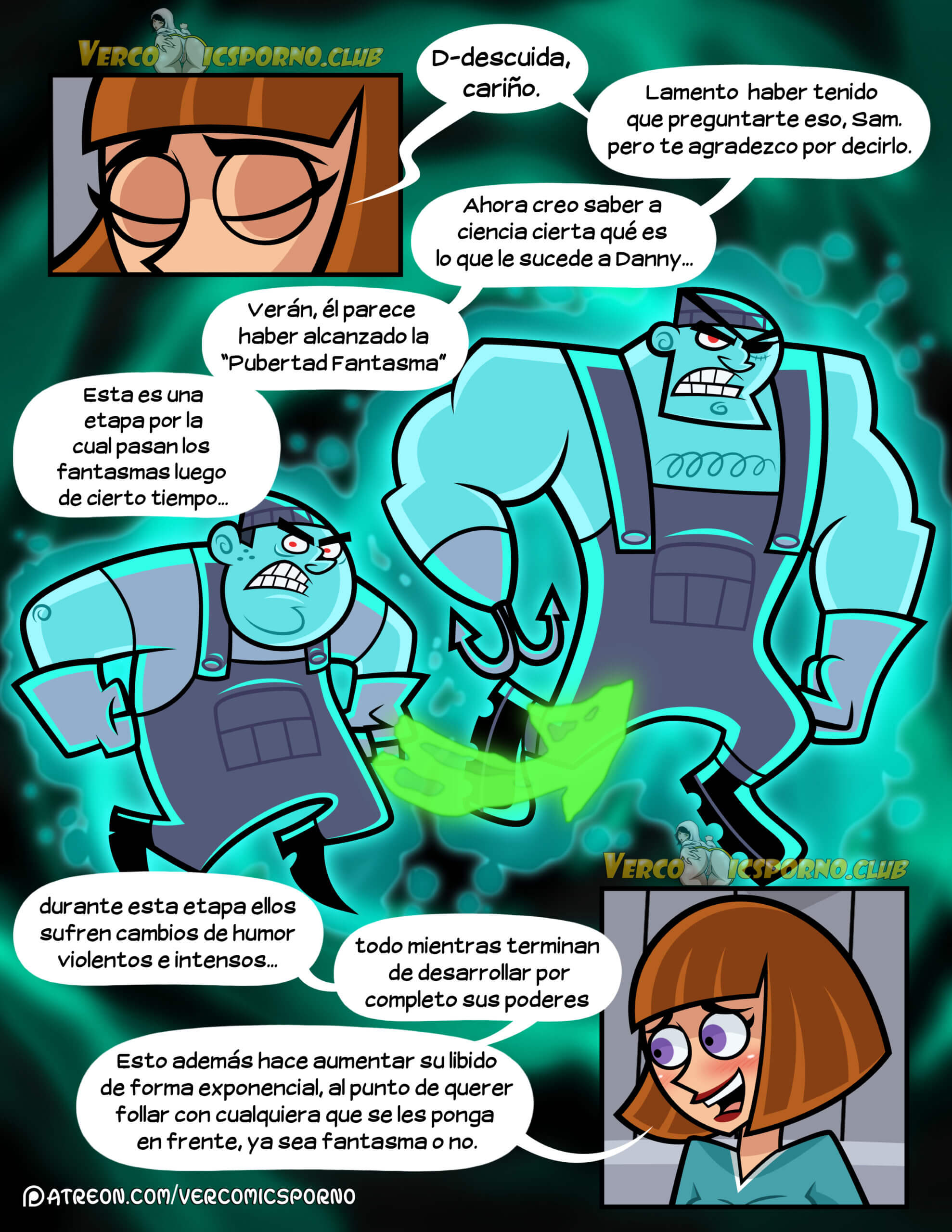 Pubertad Fantasma - Danny Phantom Comic porno