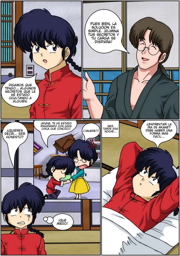 Ranma Cheating hearts Comic porno