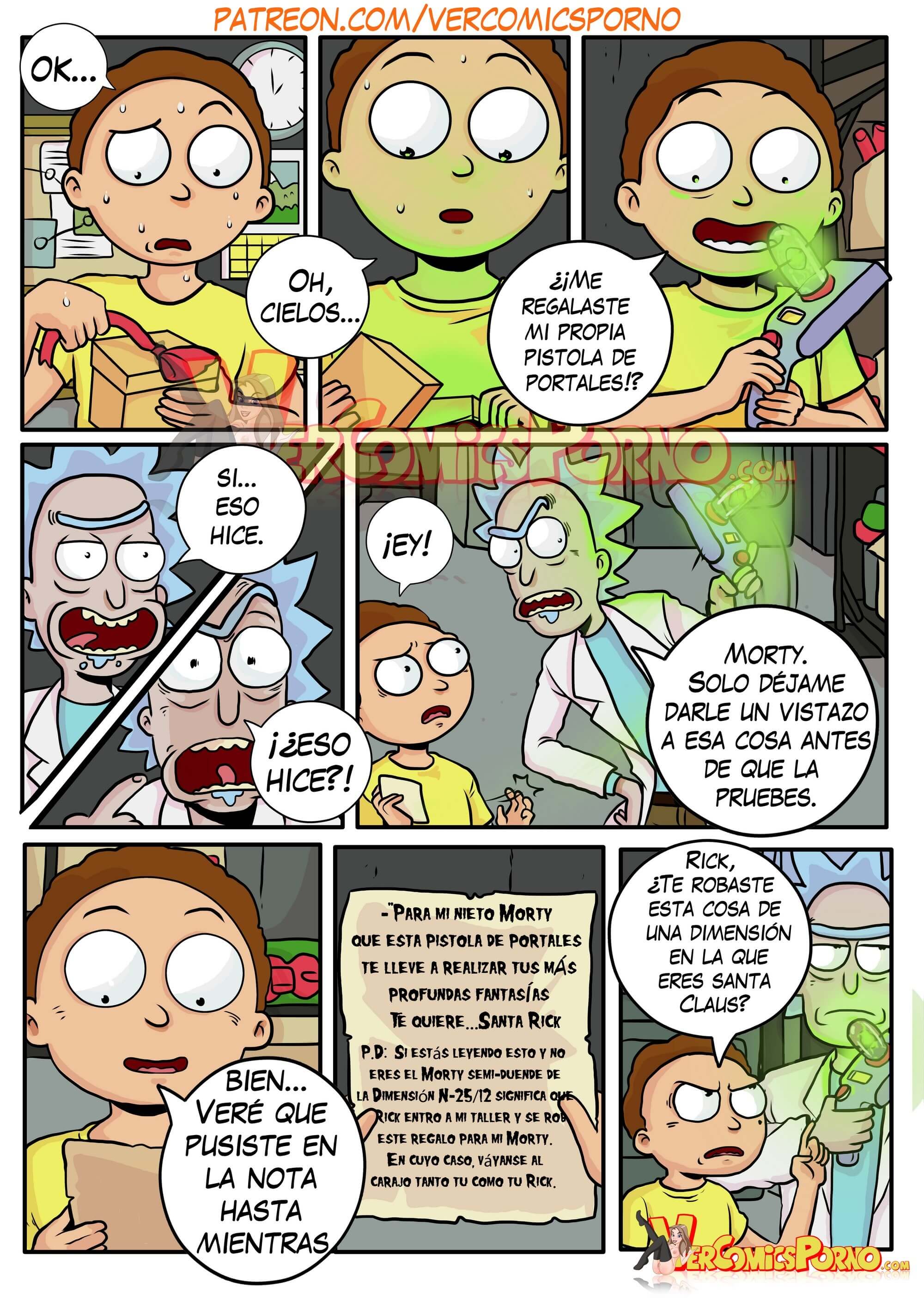Rick Y Morty - Viaje de Placer Comic porno
