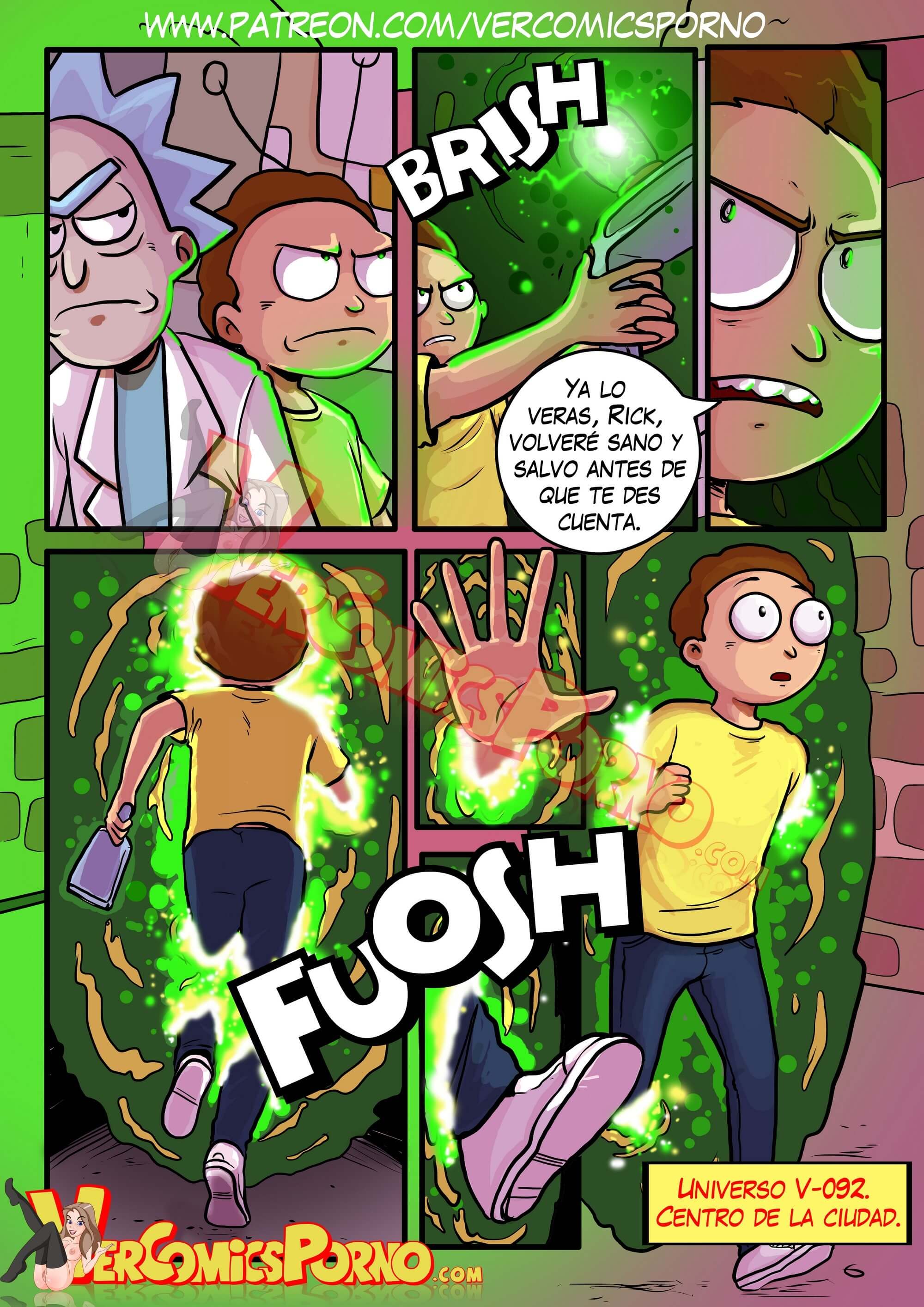 Rick Y Morty - Viaje de Placer Comic porno