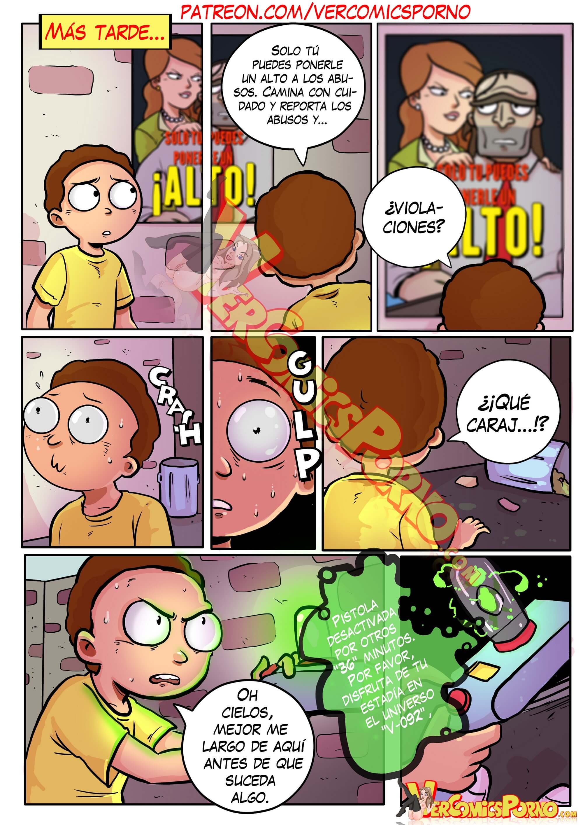 Rick Y Morty - Viaje de Placer Comic porno