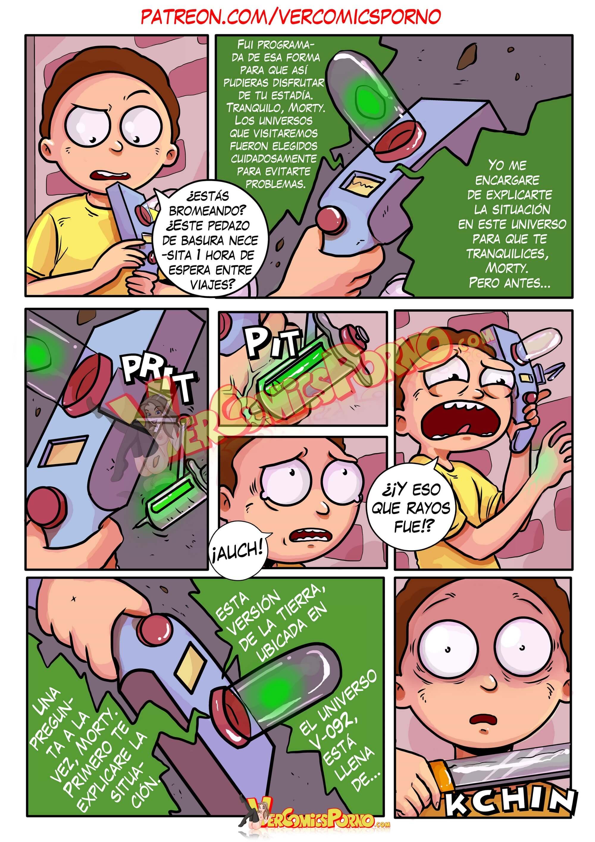 Rick Y Morty - Viaje de Placer Comic porno