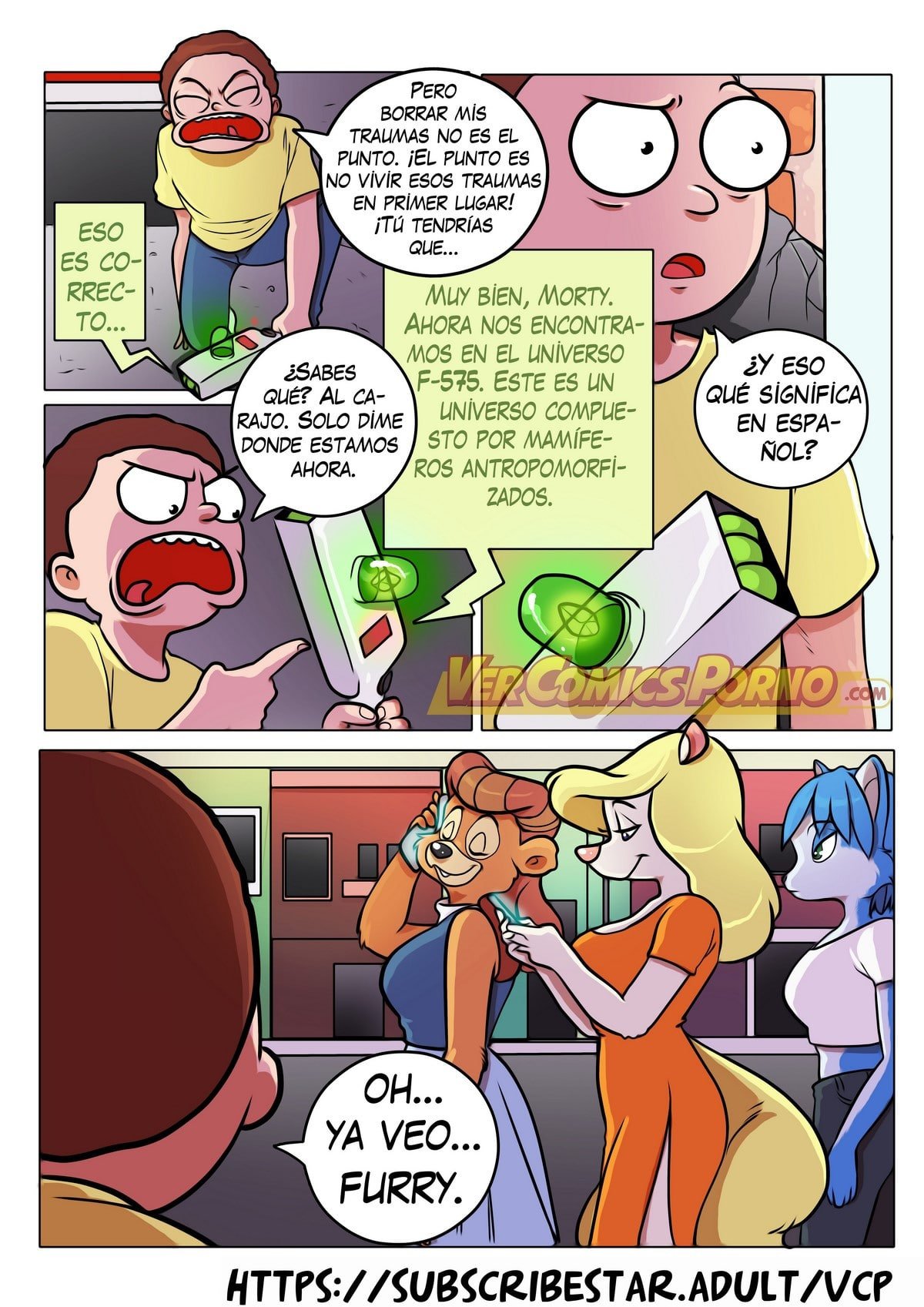 Rick Y Morty - Viaje de Placer 3 Comic porno