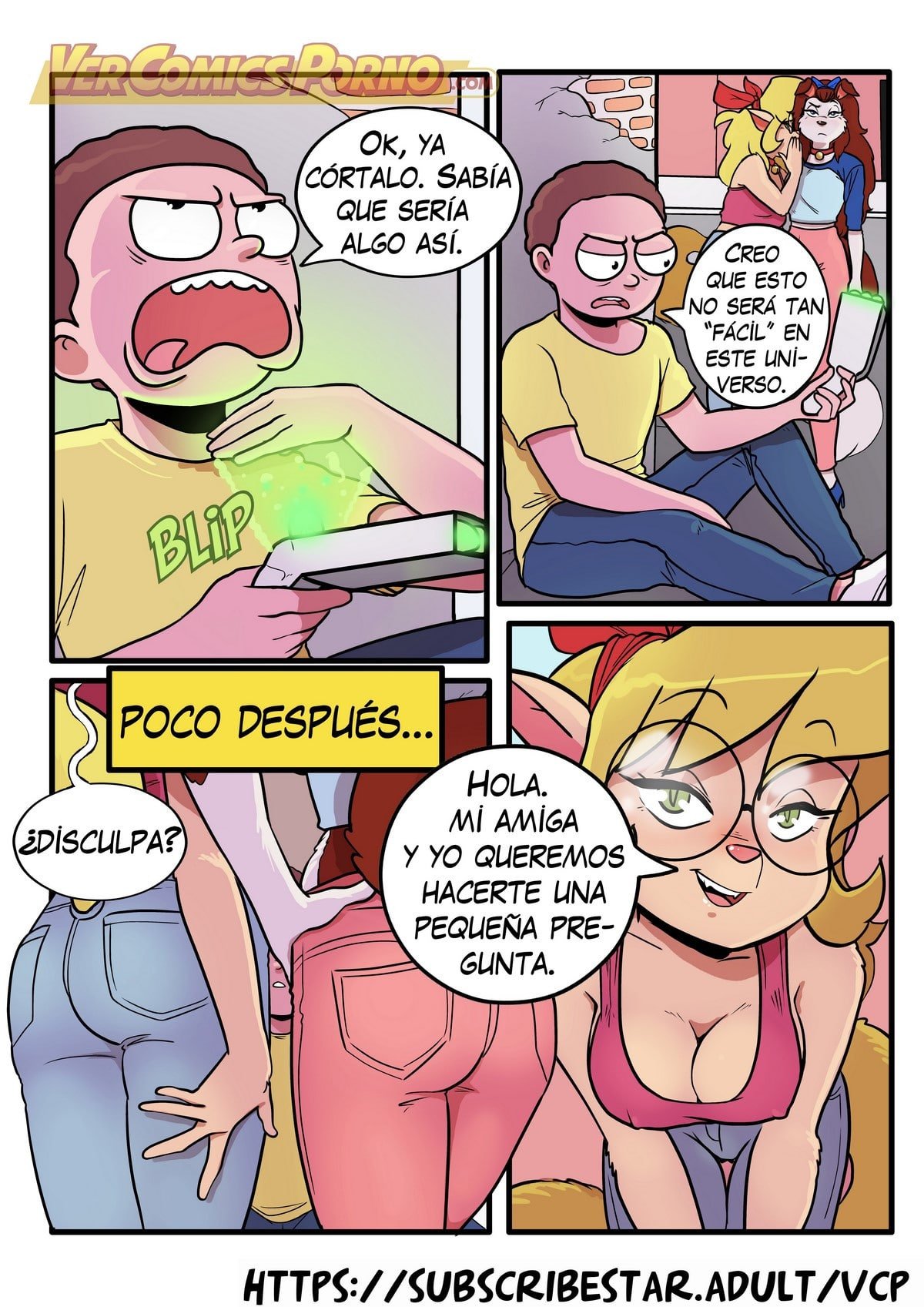 Rick Y Morty - Viaje de Placer 3 Comic porno