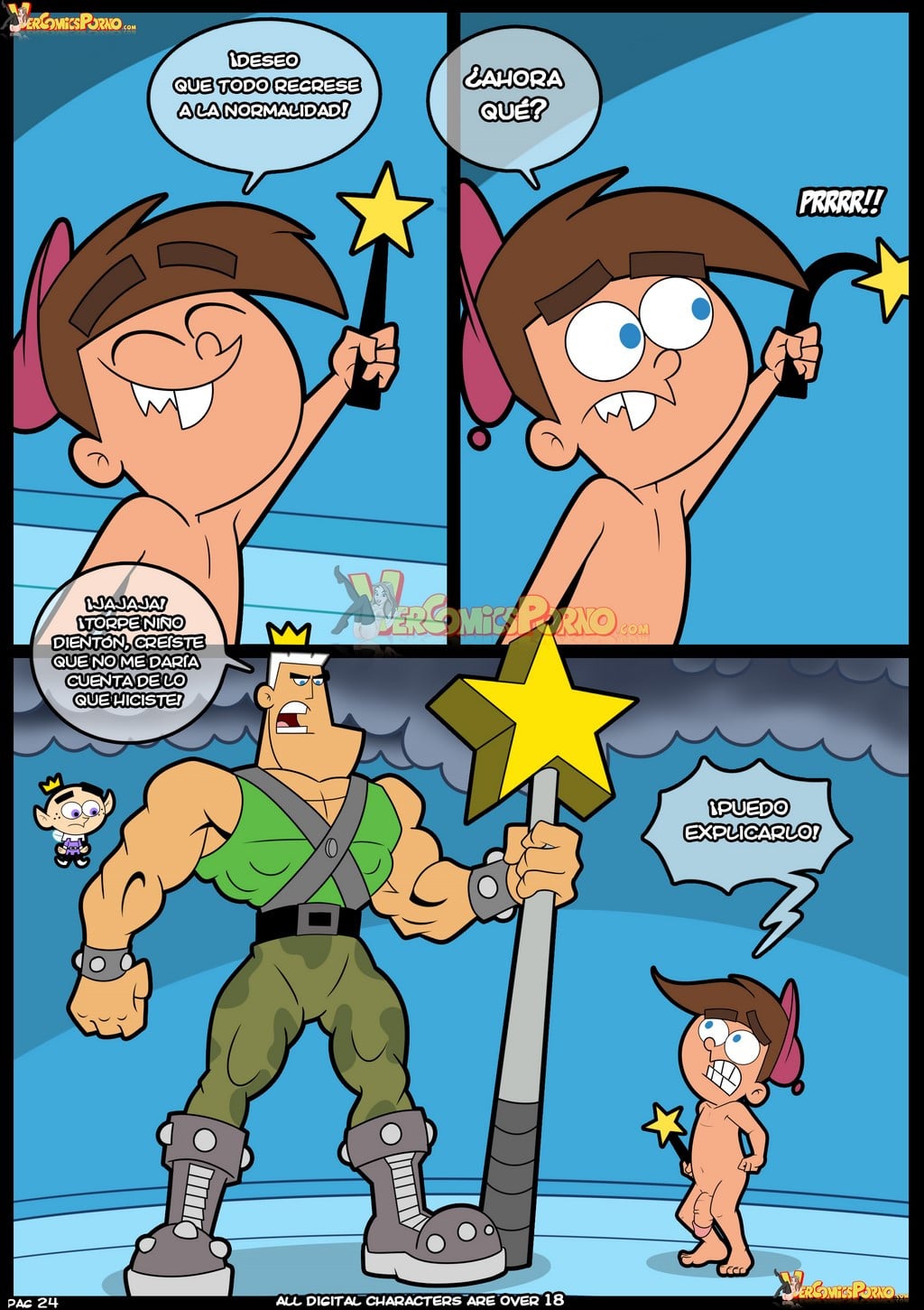 Los Padrinos Magicos - Rompiendo Reglas 6 Comic porno