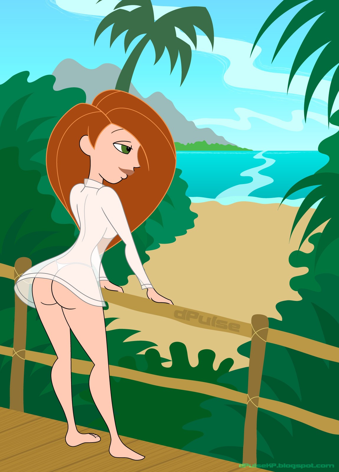 Sex On the Beach - Kim Possible Comic porno