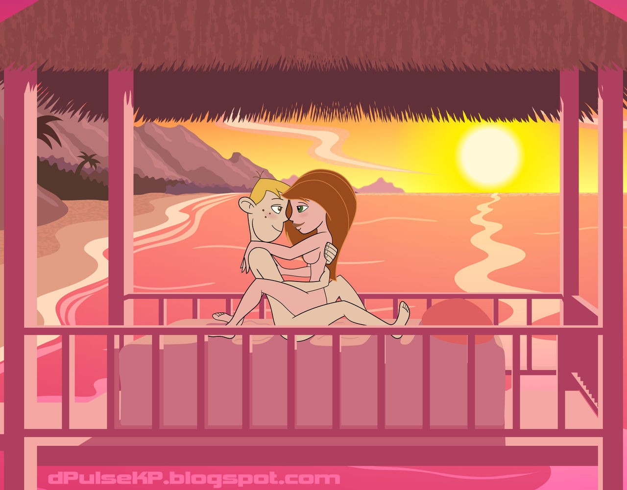 Sex On the Beach - Kim Possible Comic porno