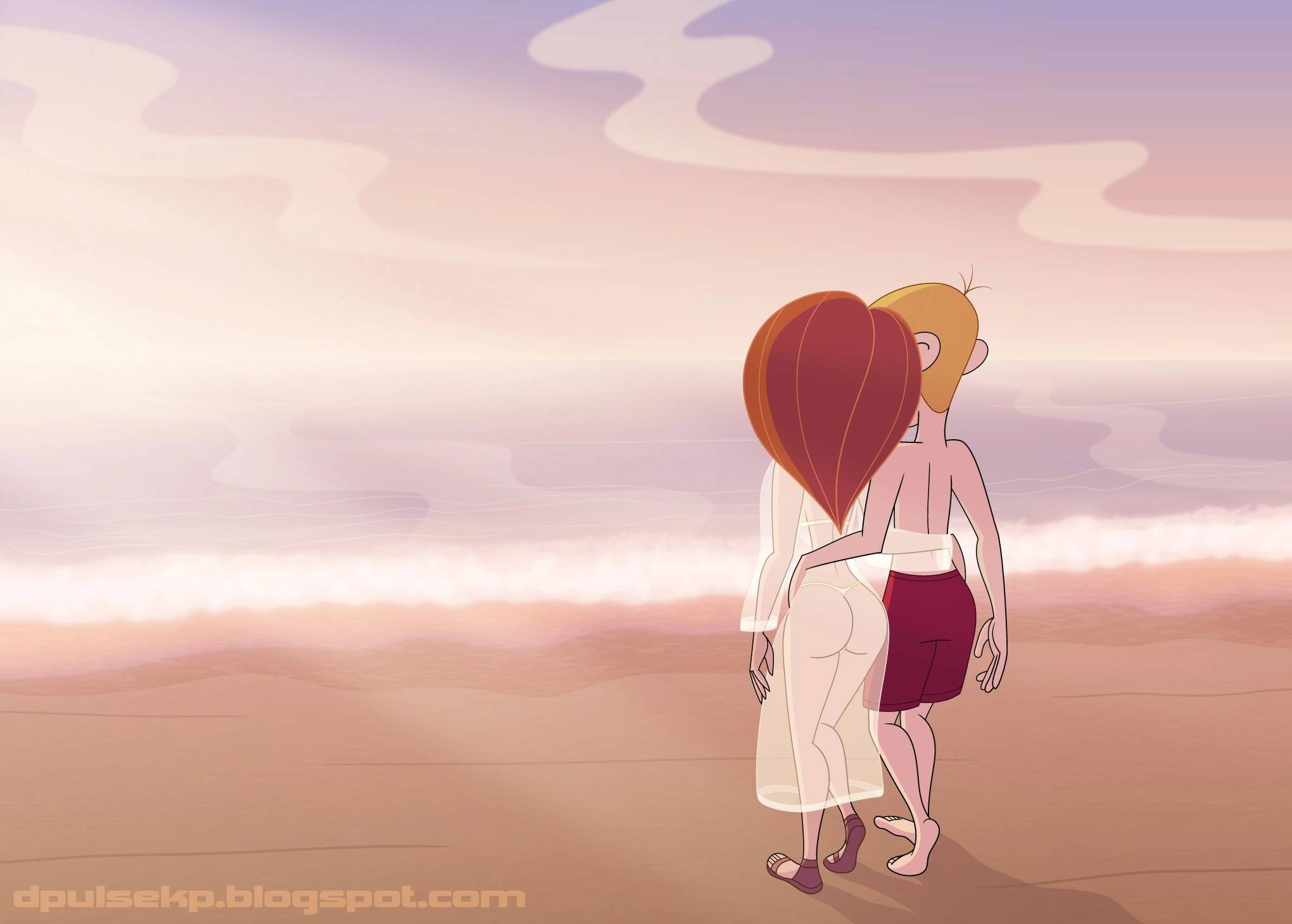 Sex On the Beach - Kim Possible Comic porno
