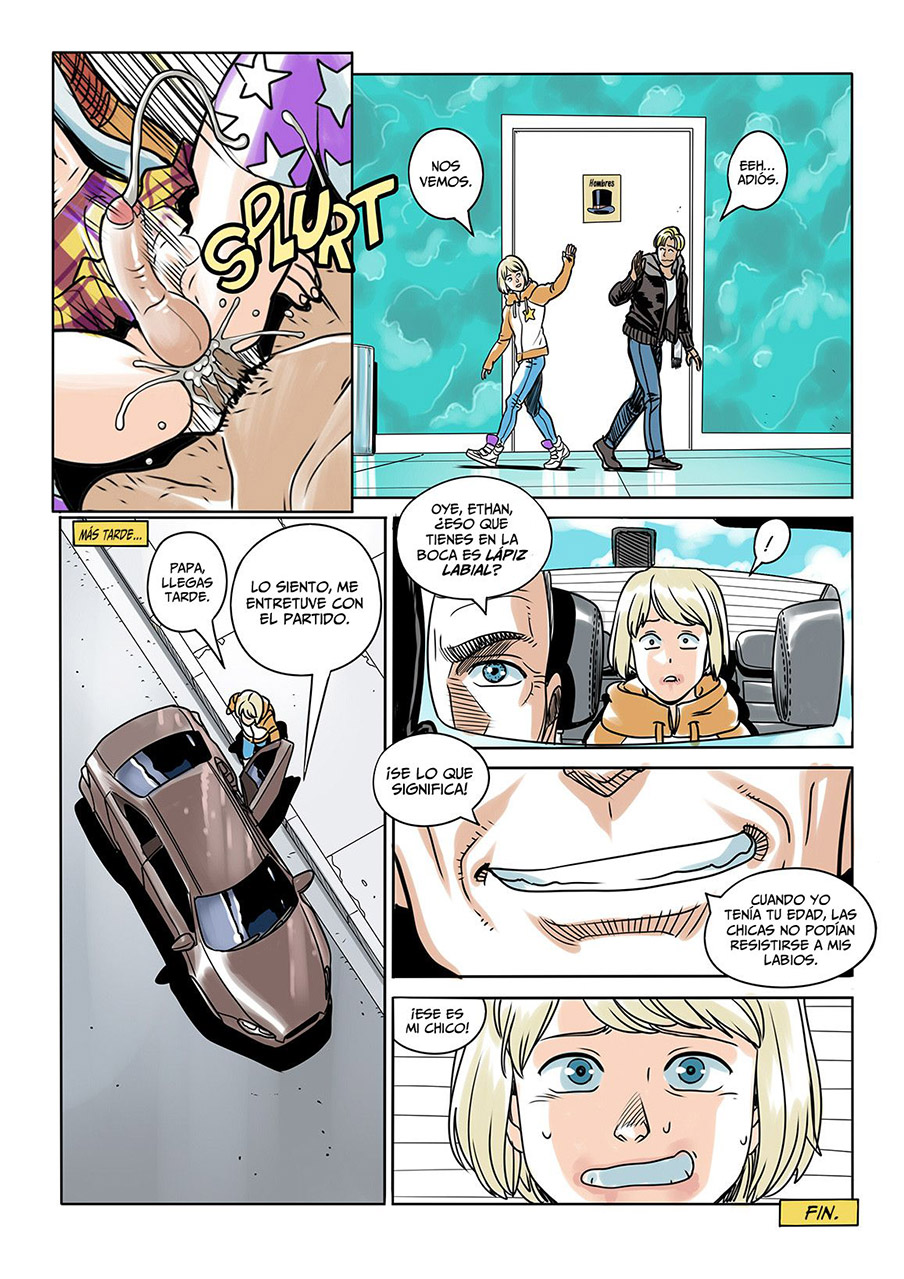 Slutty boys Comic porno