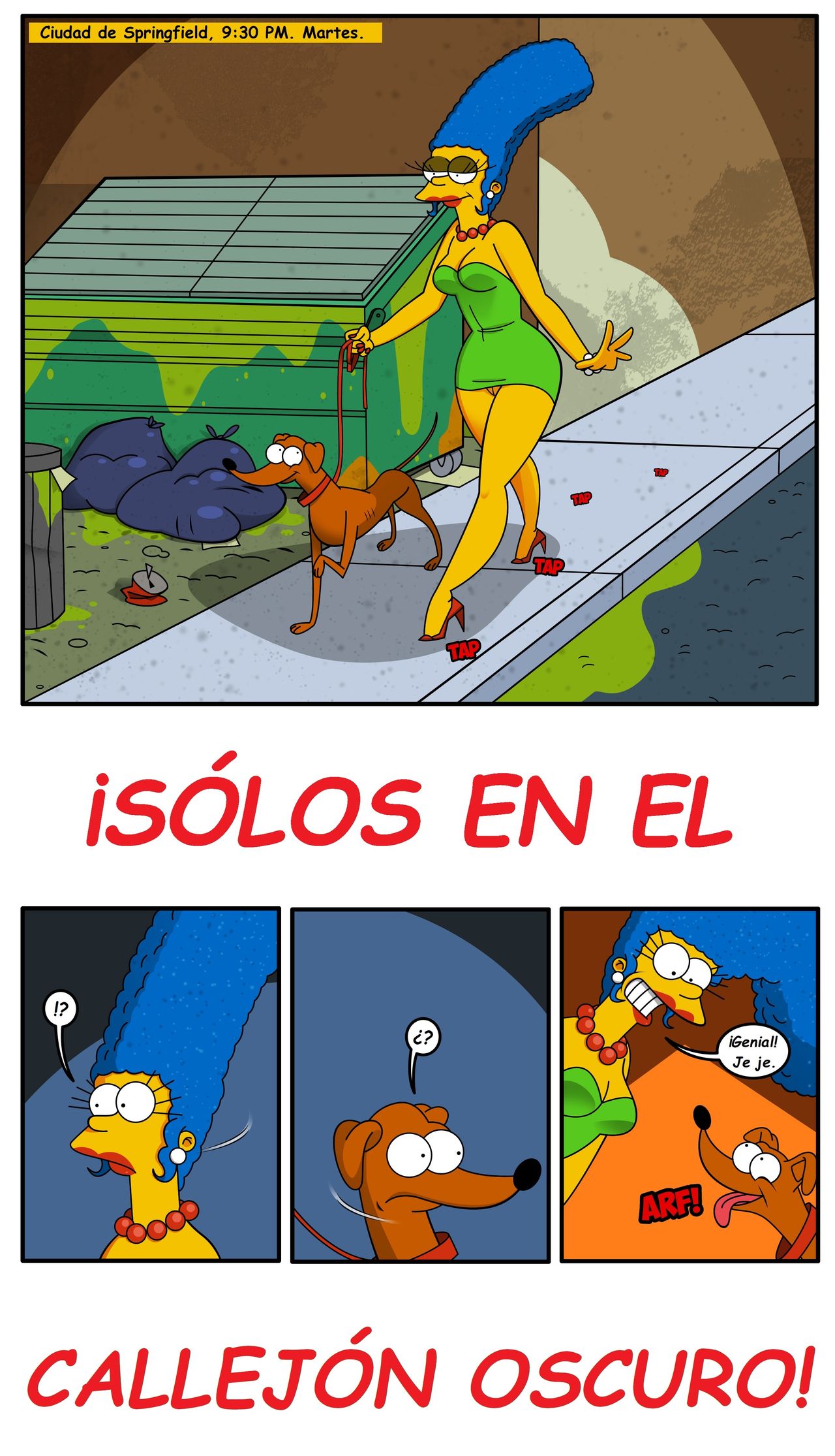 Solos en el Callejon Comic porno