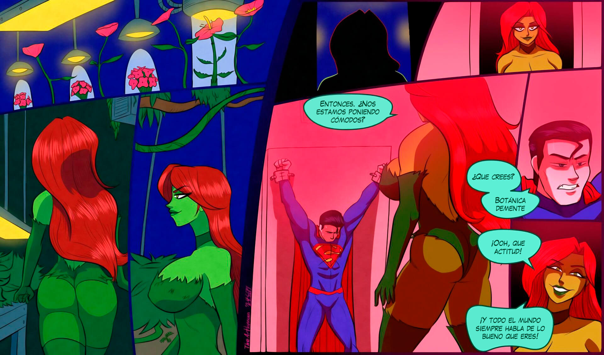 Superman Garden of Ivy Comic porno