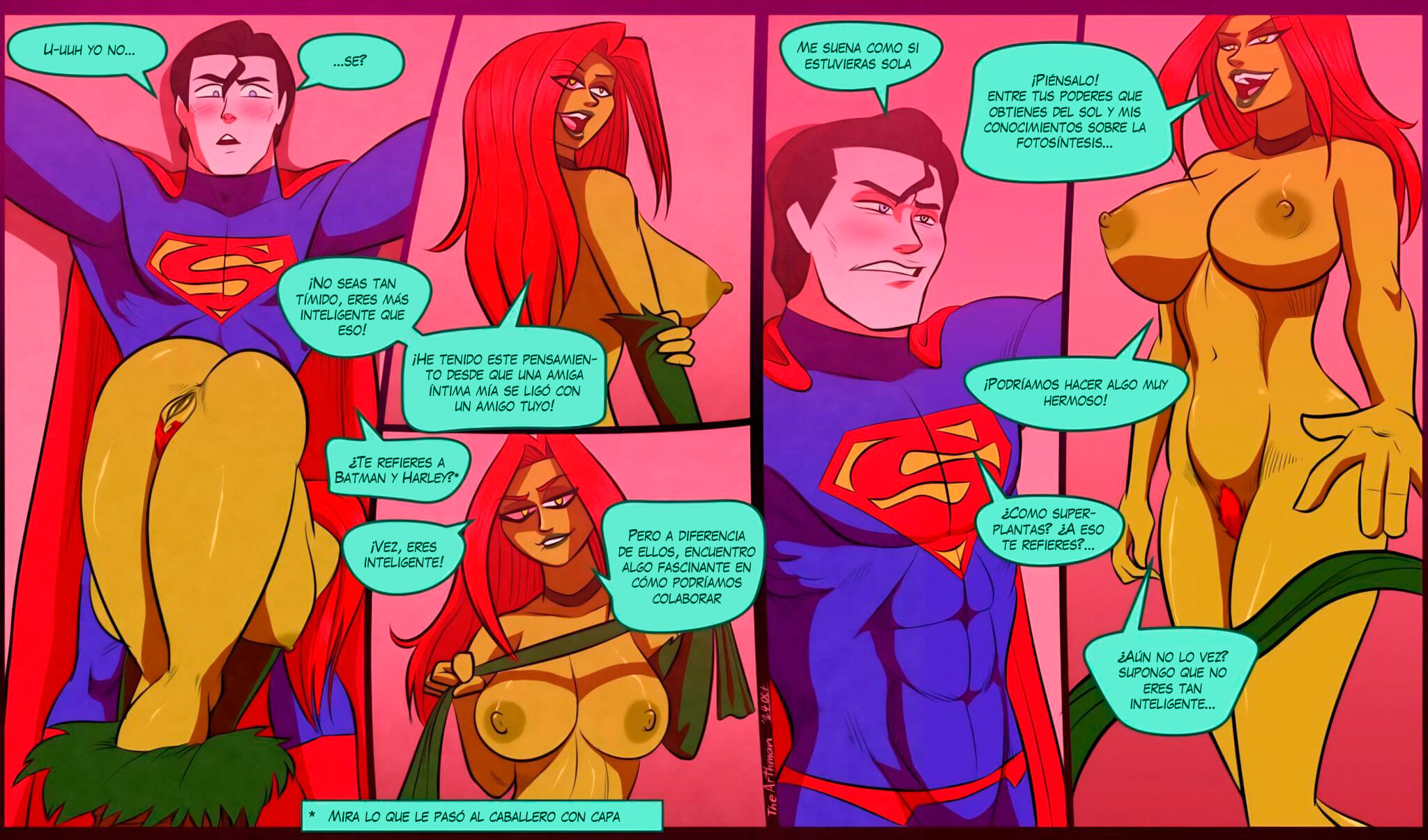 Superman Garden of Ivy Comic porno