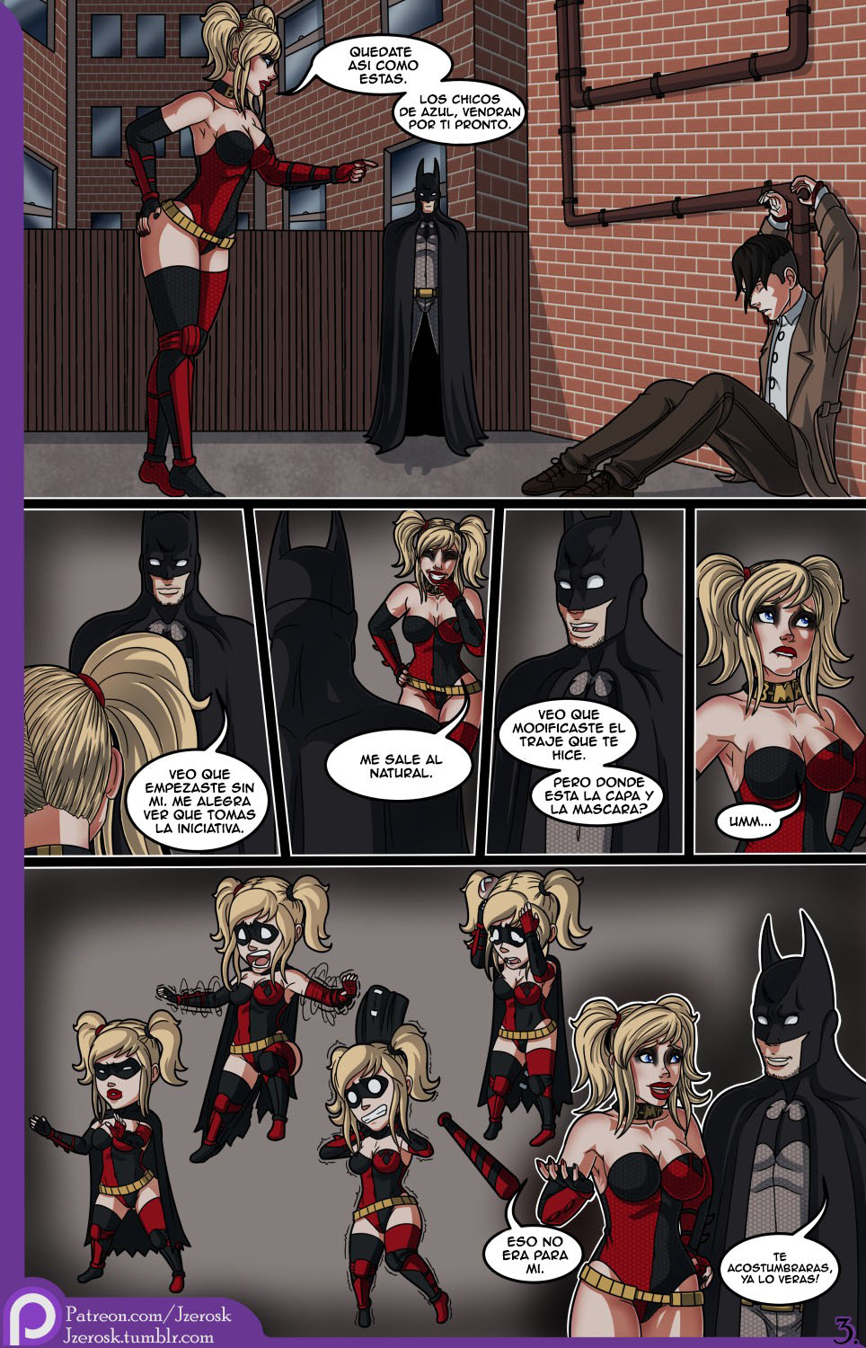 The Bat in Love Comic porno