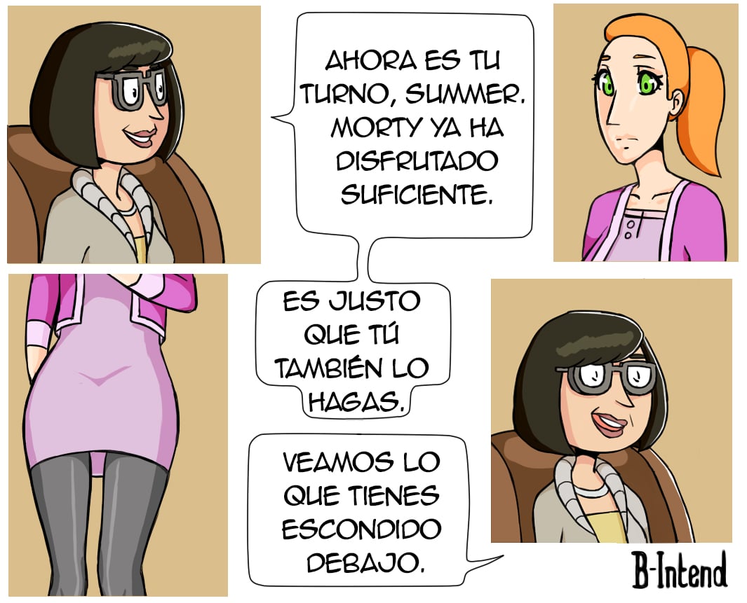 Therapy Session - Morty x Summer Comic porno