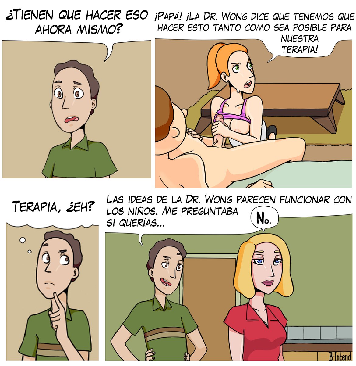 Therapy Session - Morty x Summer Comic porno