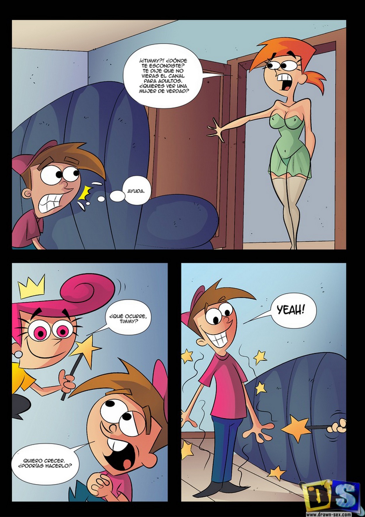 Timmy Wants Fuck Comic porno