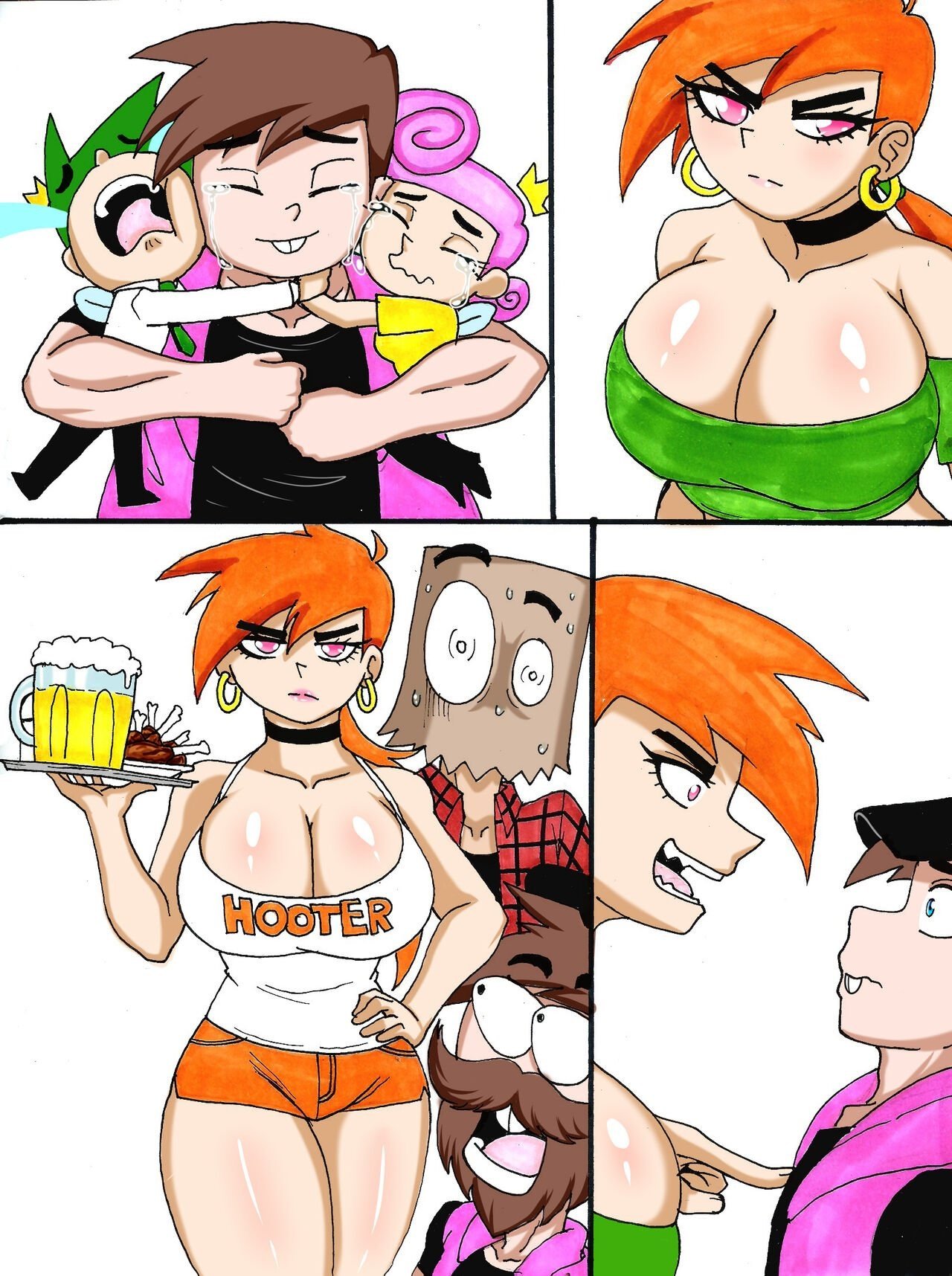 Vicky x Timmy Comic porno