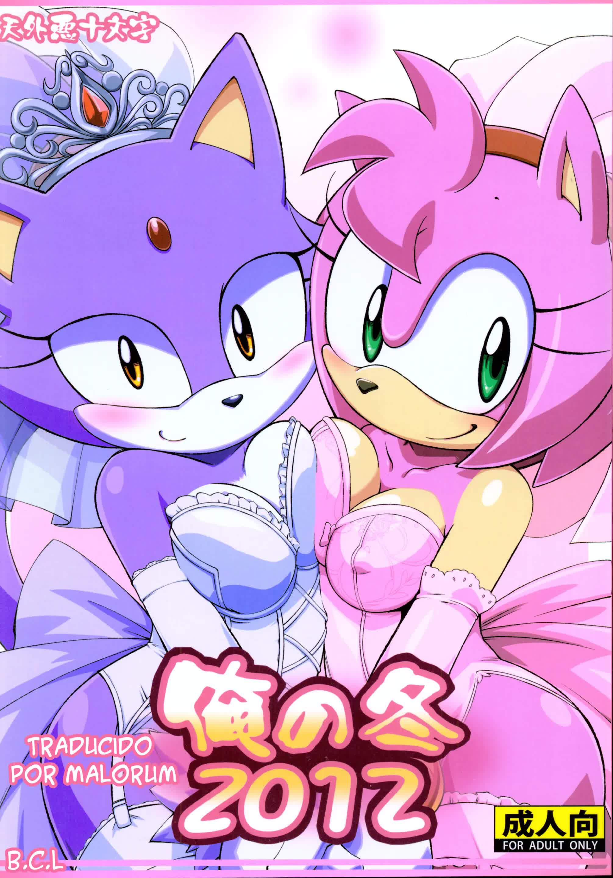 Ore no Fuyu - Amy Rose y Blaze The Cat Comic porno