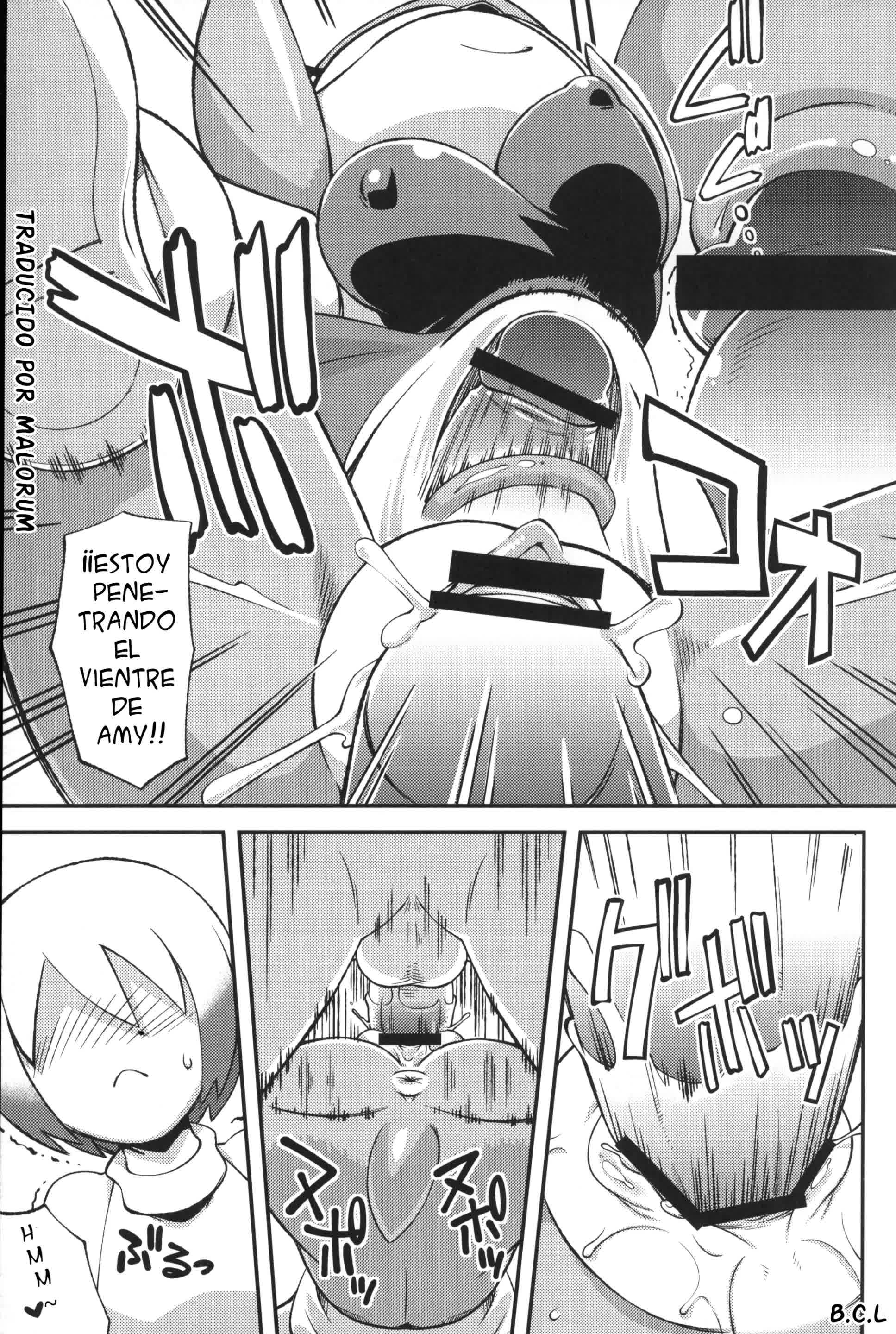 Ore no Fuyu - Amy Rose y Blaze The Cat Comic porno