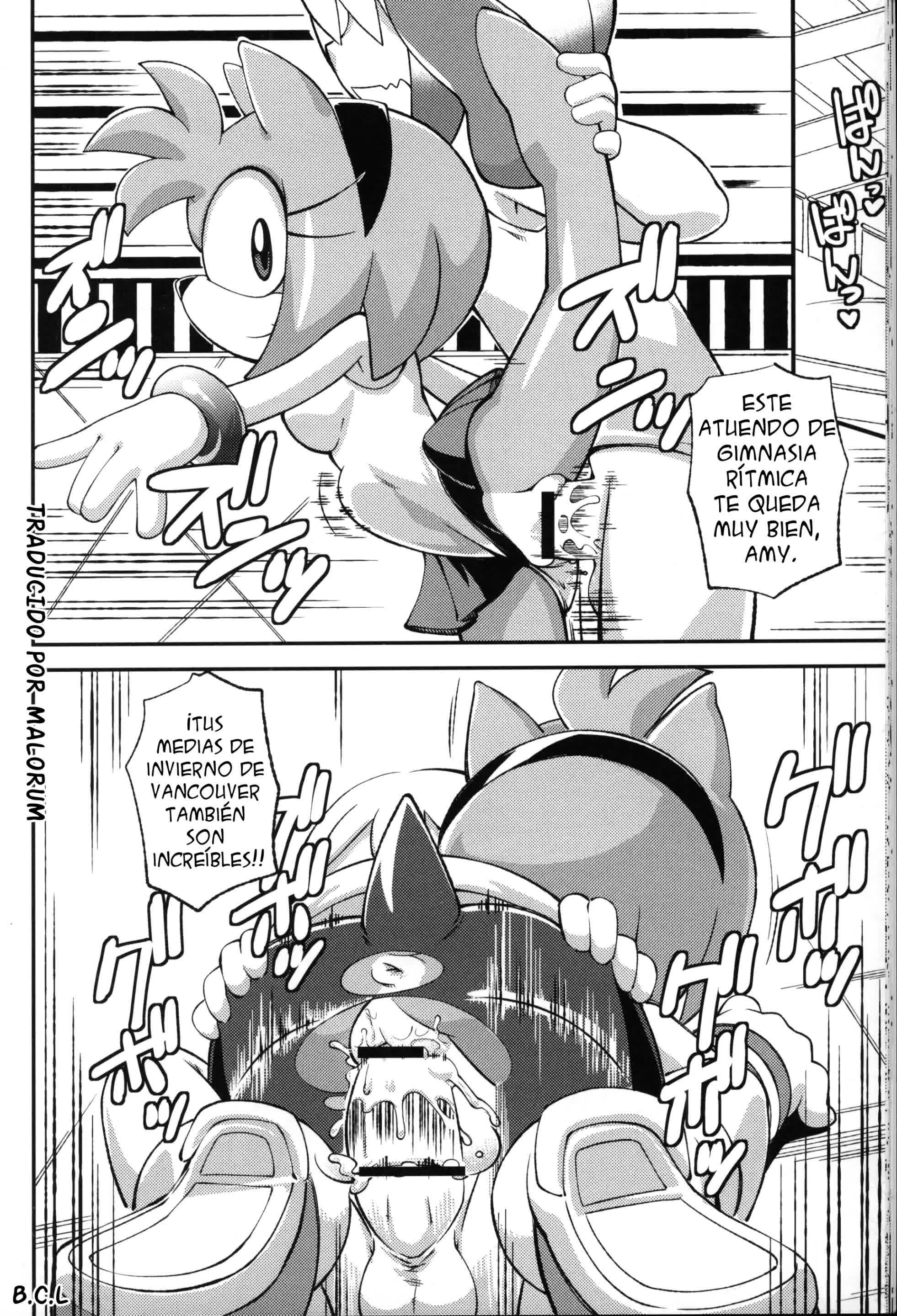 Ore no Fuyu - Amy Rose y Blaze The Cat Comic porno