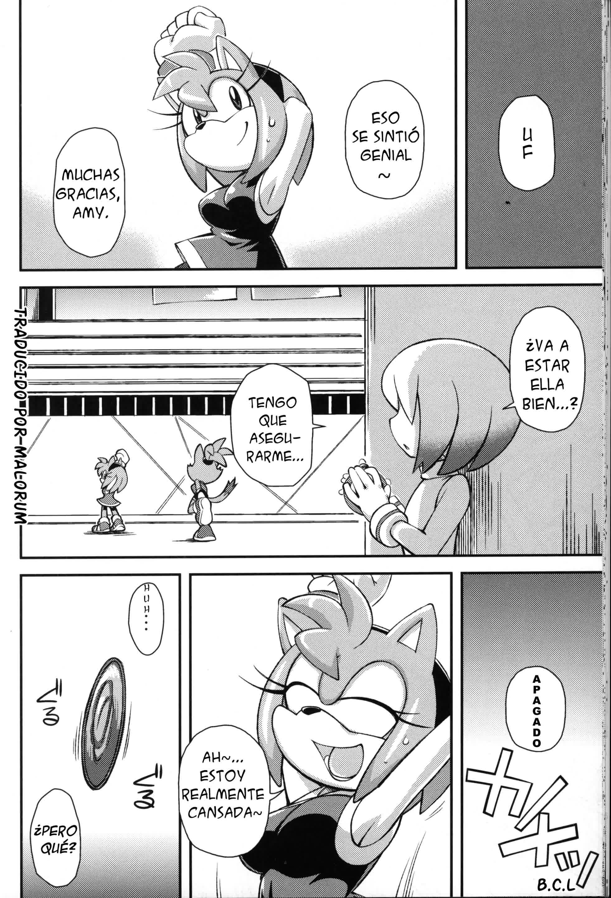 Ore no Fuyu - Amy Rose y Blaze The Cat Comic porno