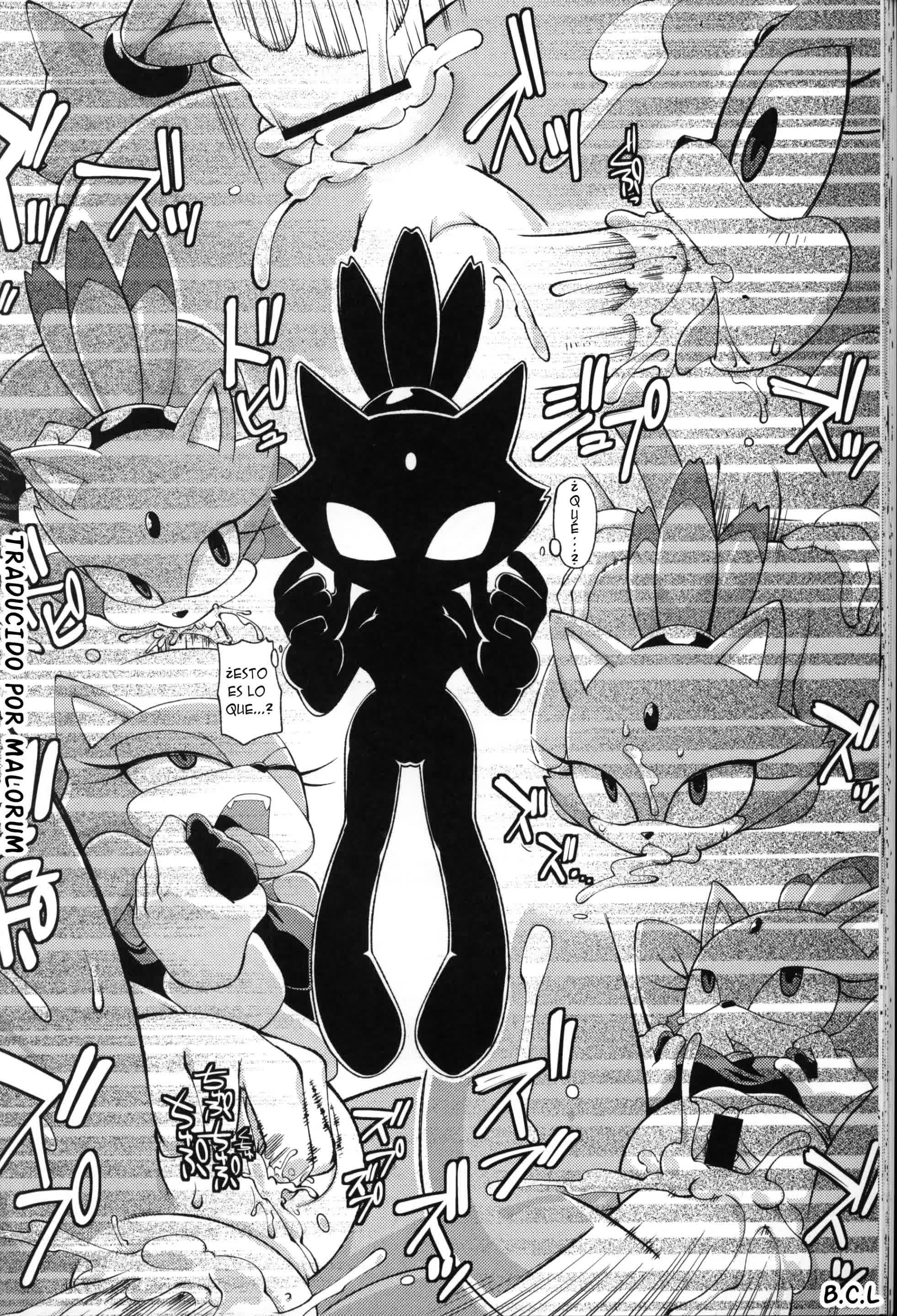 Ore no Fuyu - Amy Rose y Blaze The Cat Comic porno