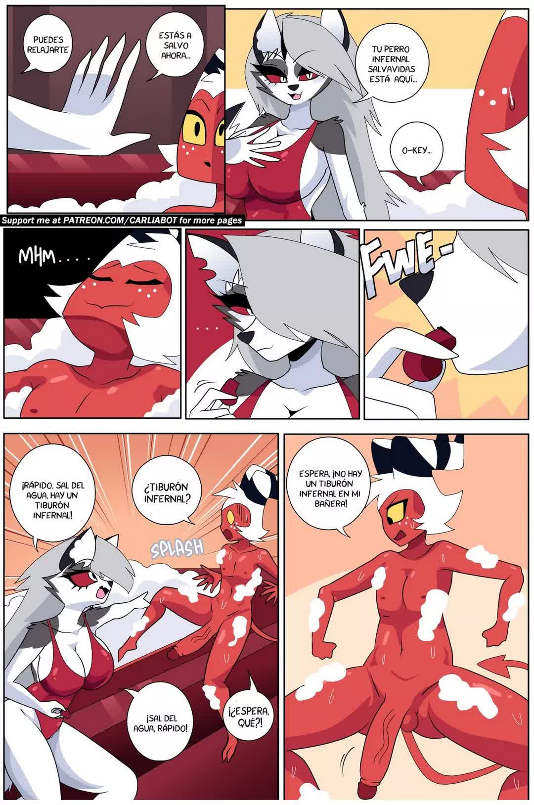 Loona at the Beach Comic porno