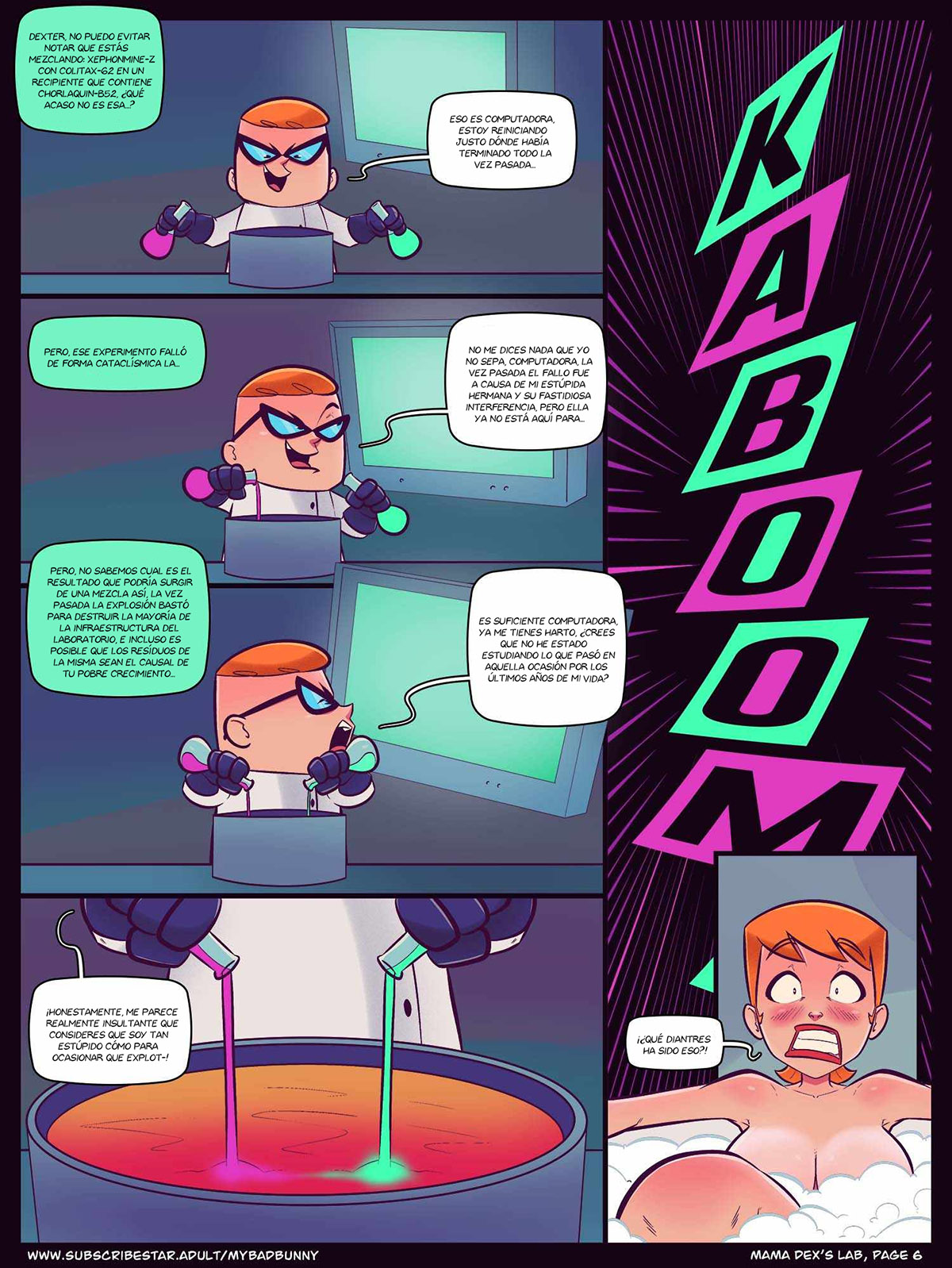Mama Dex’s Lab Comic porno