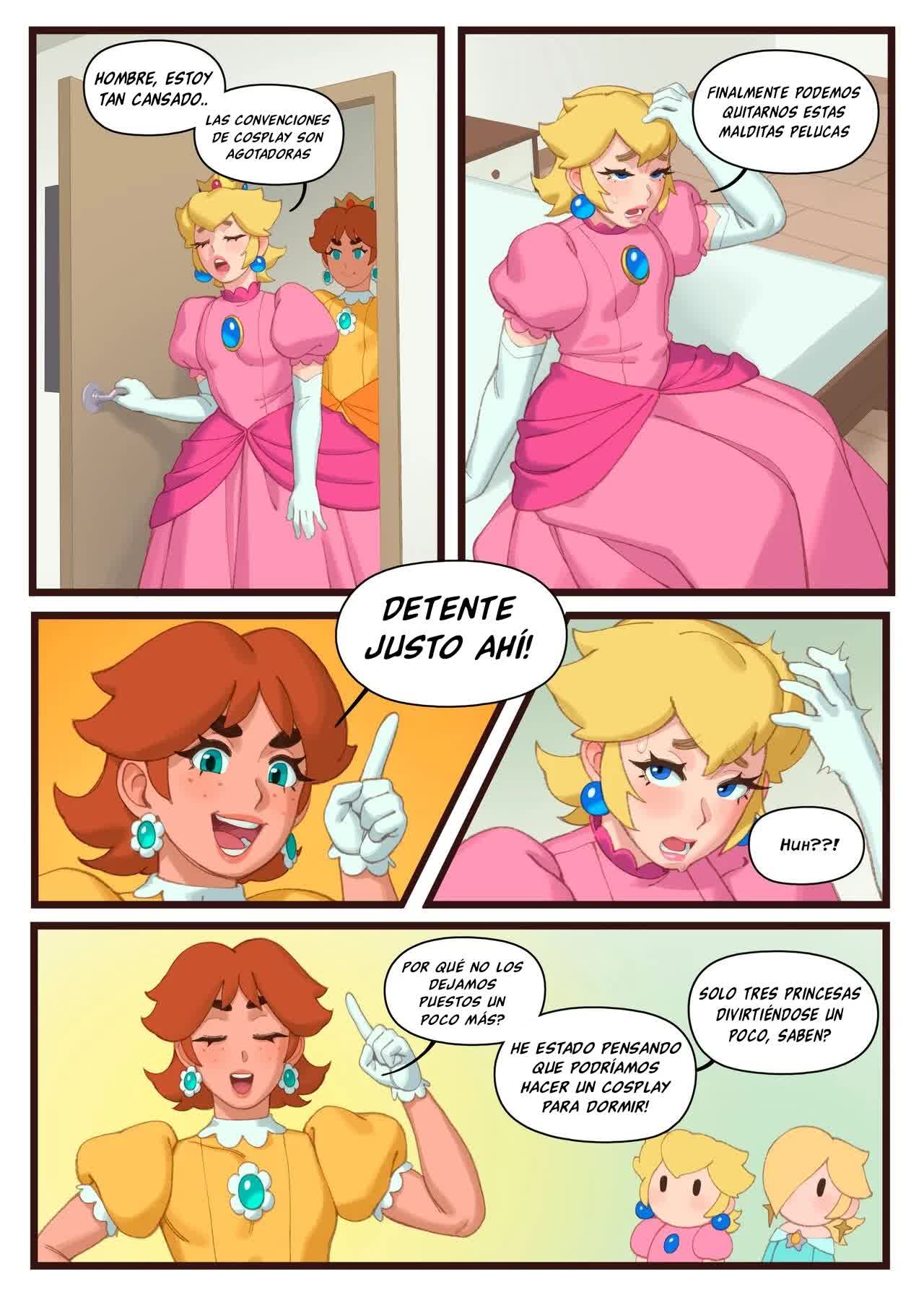 Princess Sleepover Comic porno