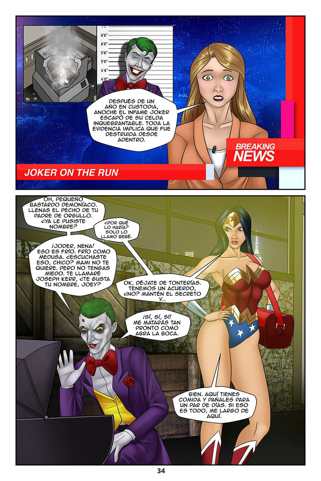 The Inner Guason X Mujer Maravilla Comic porno