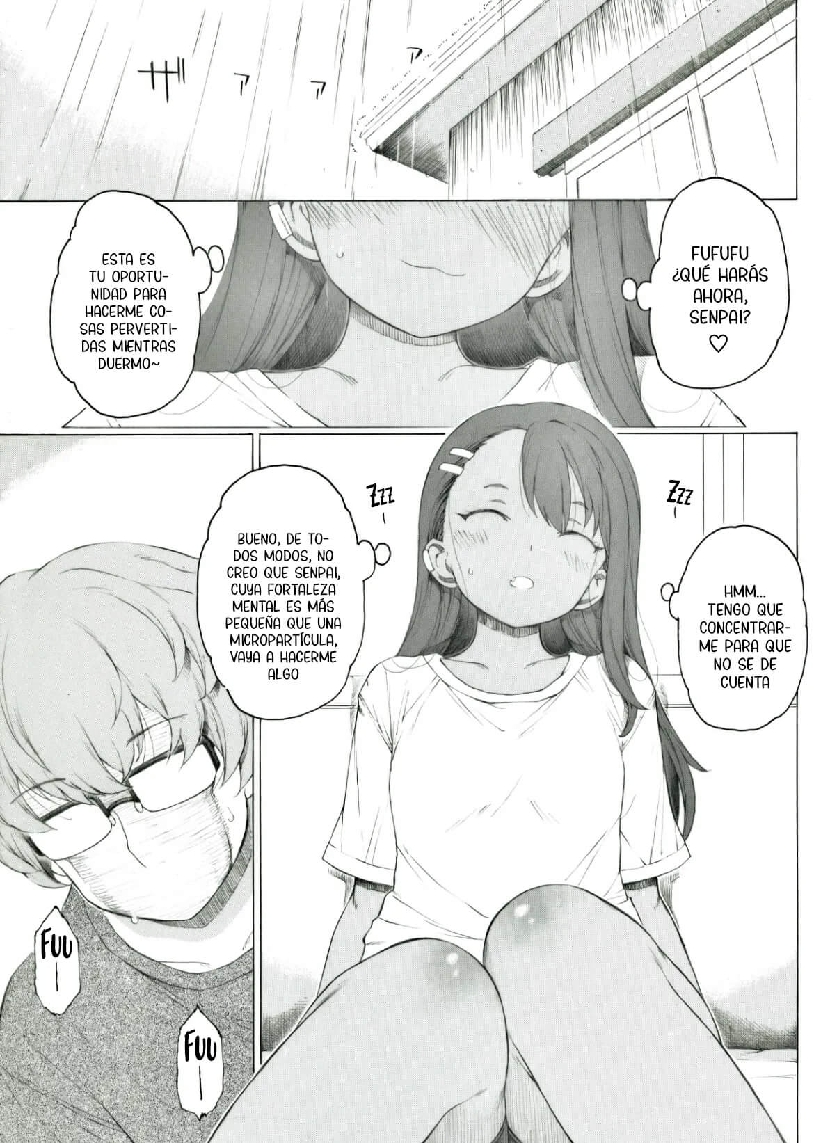 Parece que ocurrio de todo en la casa de los Nagatoro en un dia lluvioso Comic porno