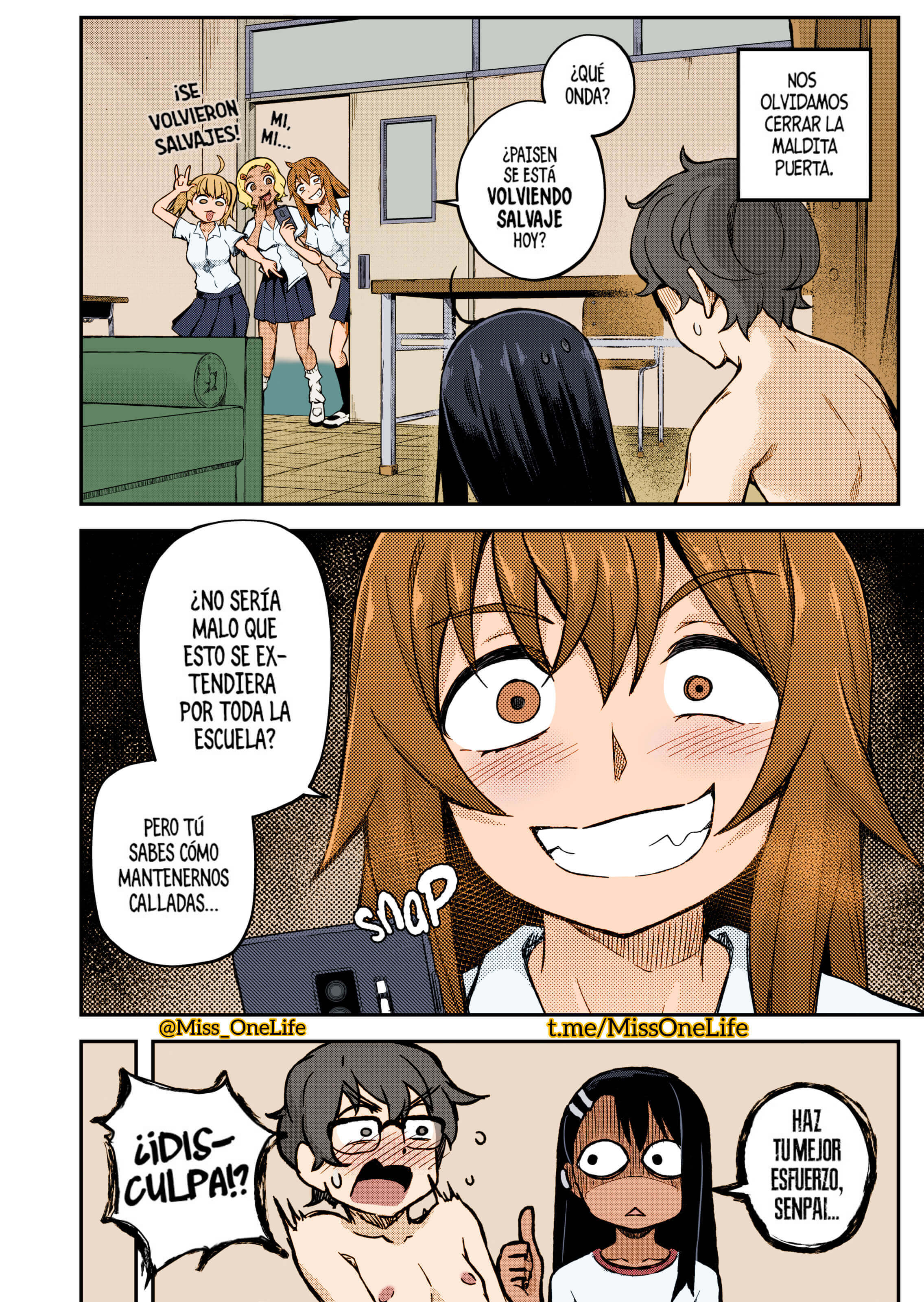 El Placer de Criar Nagatoro Comic porno